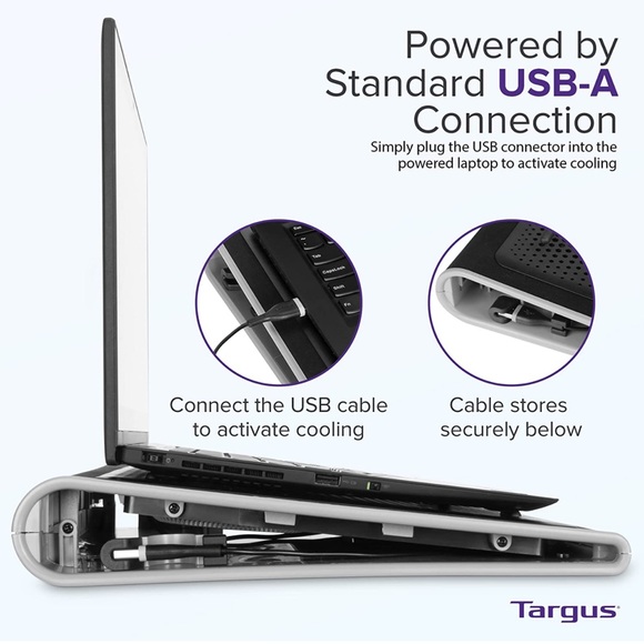 Targus laptop cooling stand, for 17 inch (diag.) laptops - Picture 10 of 10